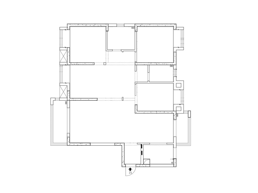 中建鉑公館159平現(xiàn)代奶油風格裝修效果圖