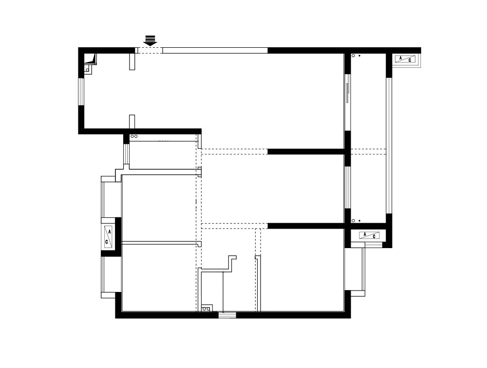 中建錦繡楚城142平現(xiàn)代風格裝修效果圖