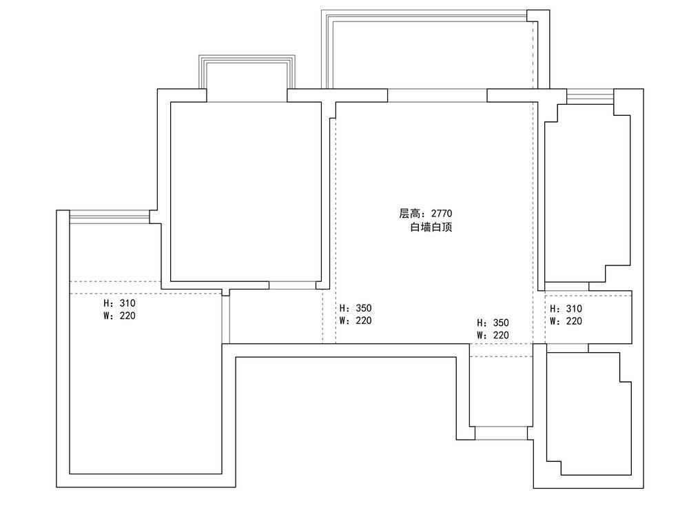 三里民居北歐輕奢風格裝修效果圖